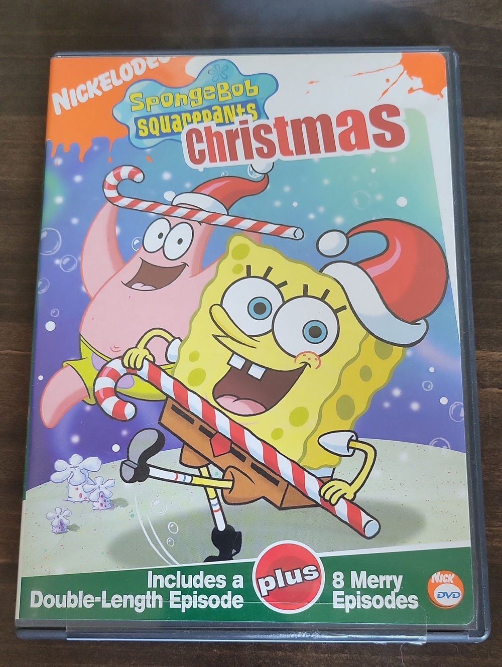 Nickelodeon SpongeBob SquarePants Christmas DVD - Yellow, Red, Green